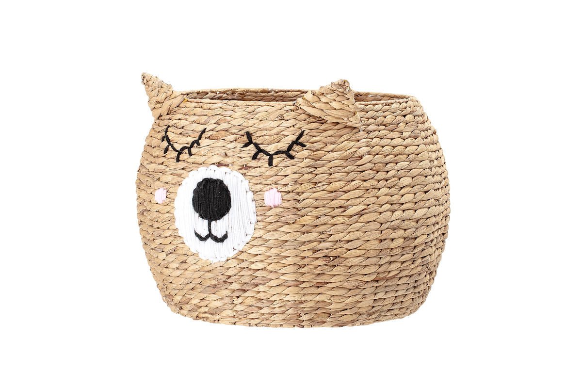 Aufbewahrungskorb Tamo – Bärenkorb aus Wasserhyazinthe
