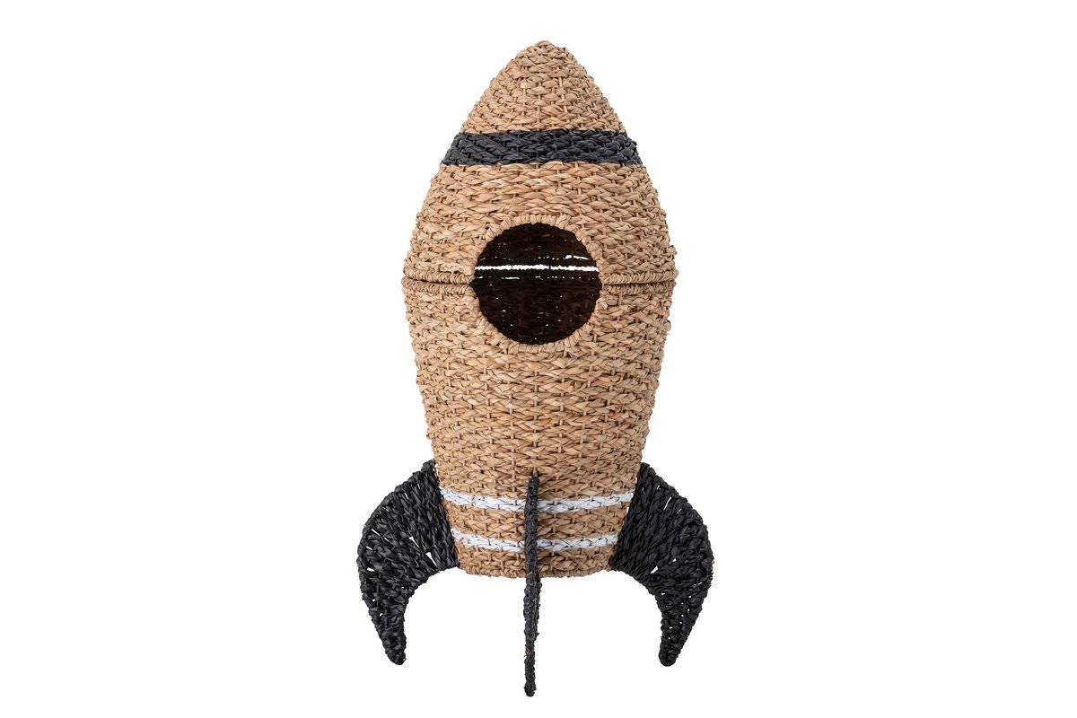 Aufbewahrungskorb Ipan – mit Deckel aus Seegras