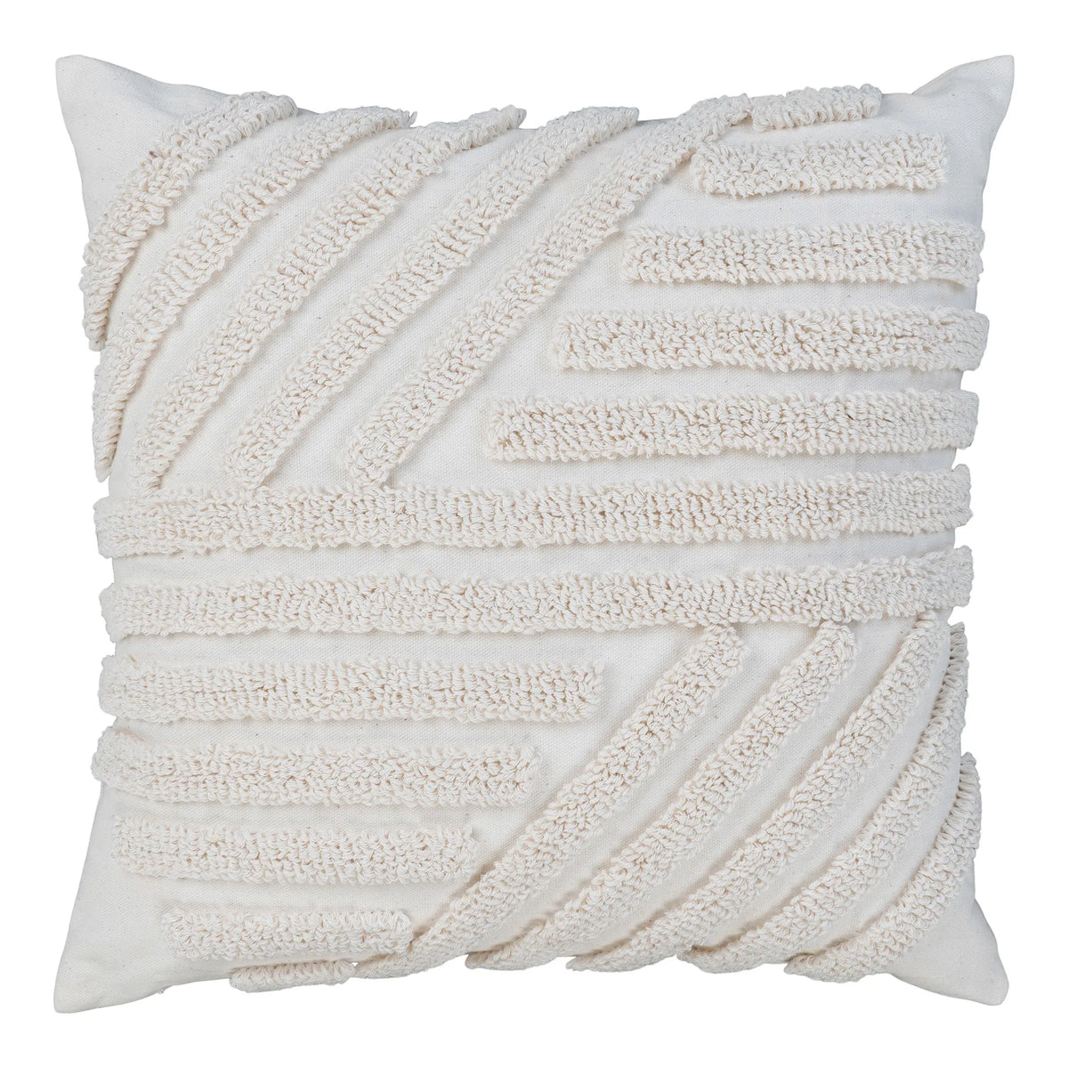 Zierkissen Milea 3D Struktur Beige 45x45 cm