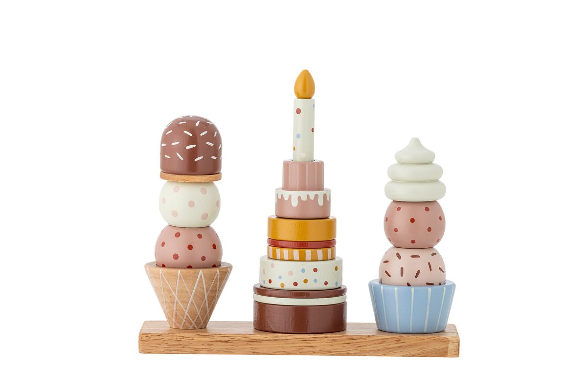 Kinder-Aktivitätsspielzeug Milano – Stapelturm aus FSC®-zertifiziertem Buchenholz