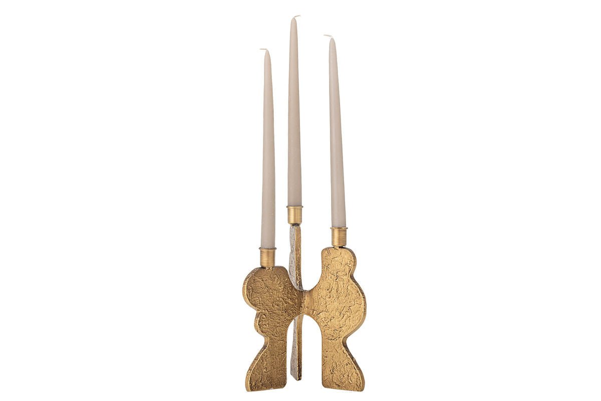 Kerzenhalter Corelia – Metall in Goldoptik
