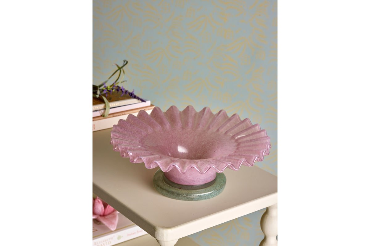 Dekoschale Orviane – Rose Glas