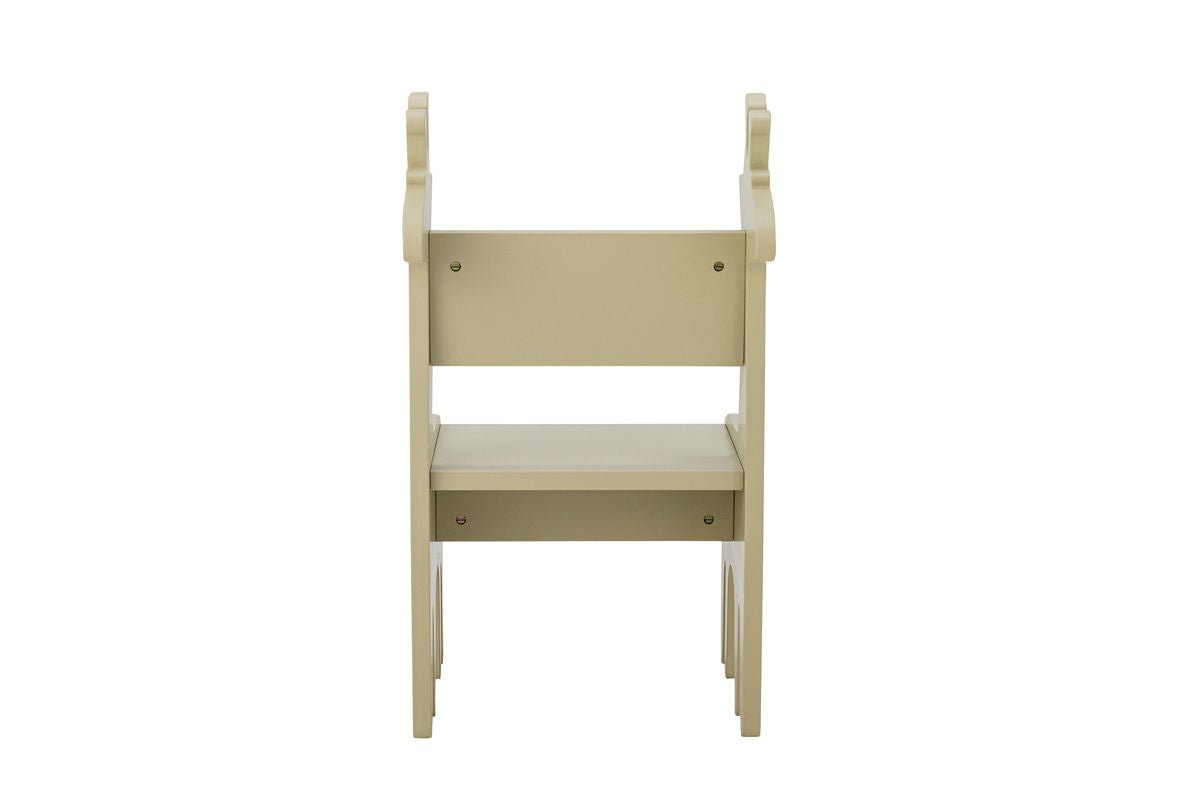 Kinderstuhl „Gigi“ – FSC®-zertifiziertes MDF in Natur- & Grautönen