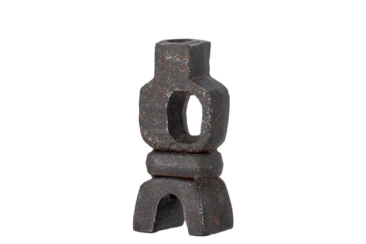 Kerzenhalter Ferro – Gusseisen in Schwarz