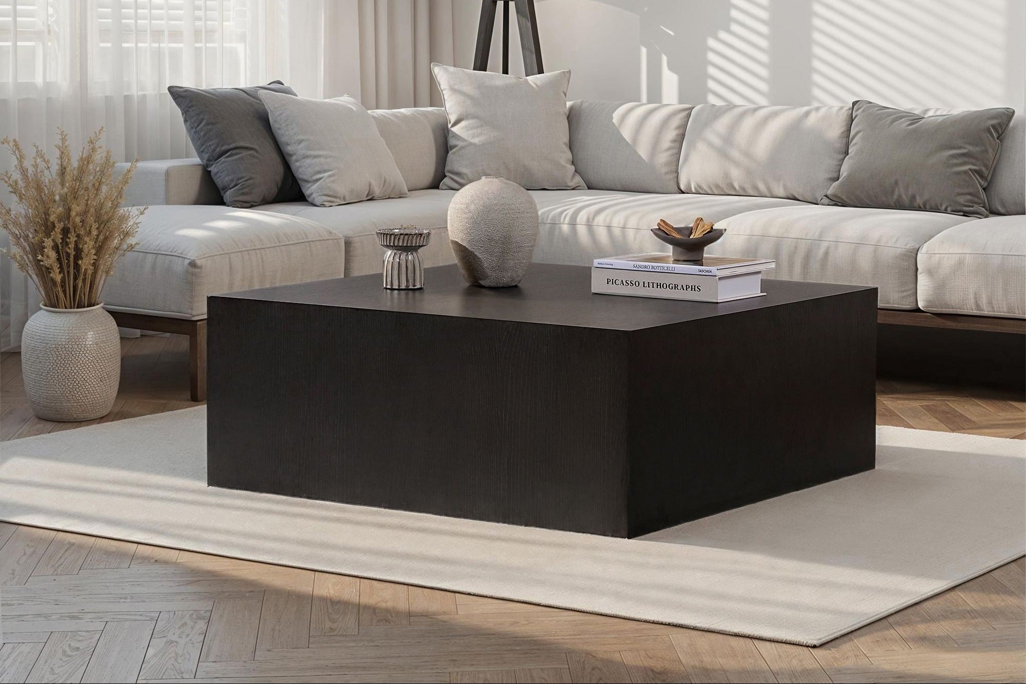 Couchtisch Lomira – mit Rollen in 3 Varianten verfügbar