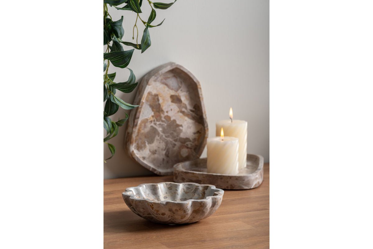 Schale Ovano – gefertigt aus Marmor / Blumenförmig