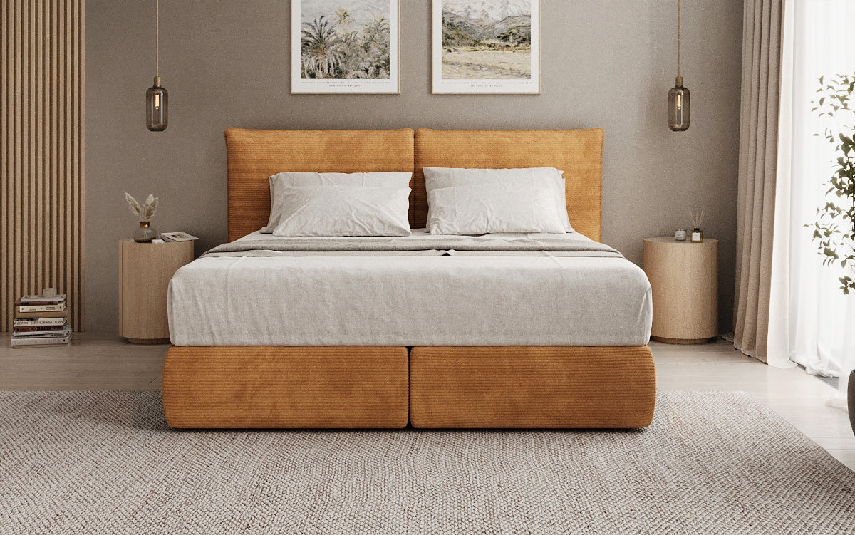 Boxspringbett Pillo in Cord