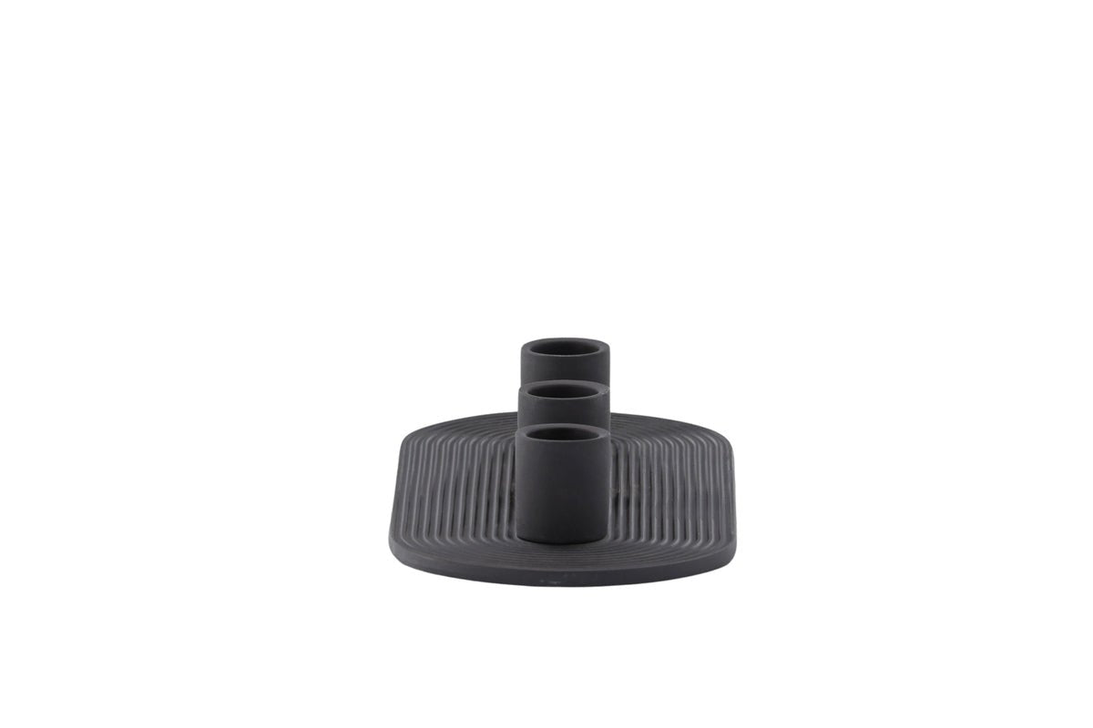 Kerzenhalter Tim - Ø3 cm aus Steinzeug für 3 Kerzen