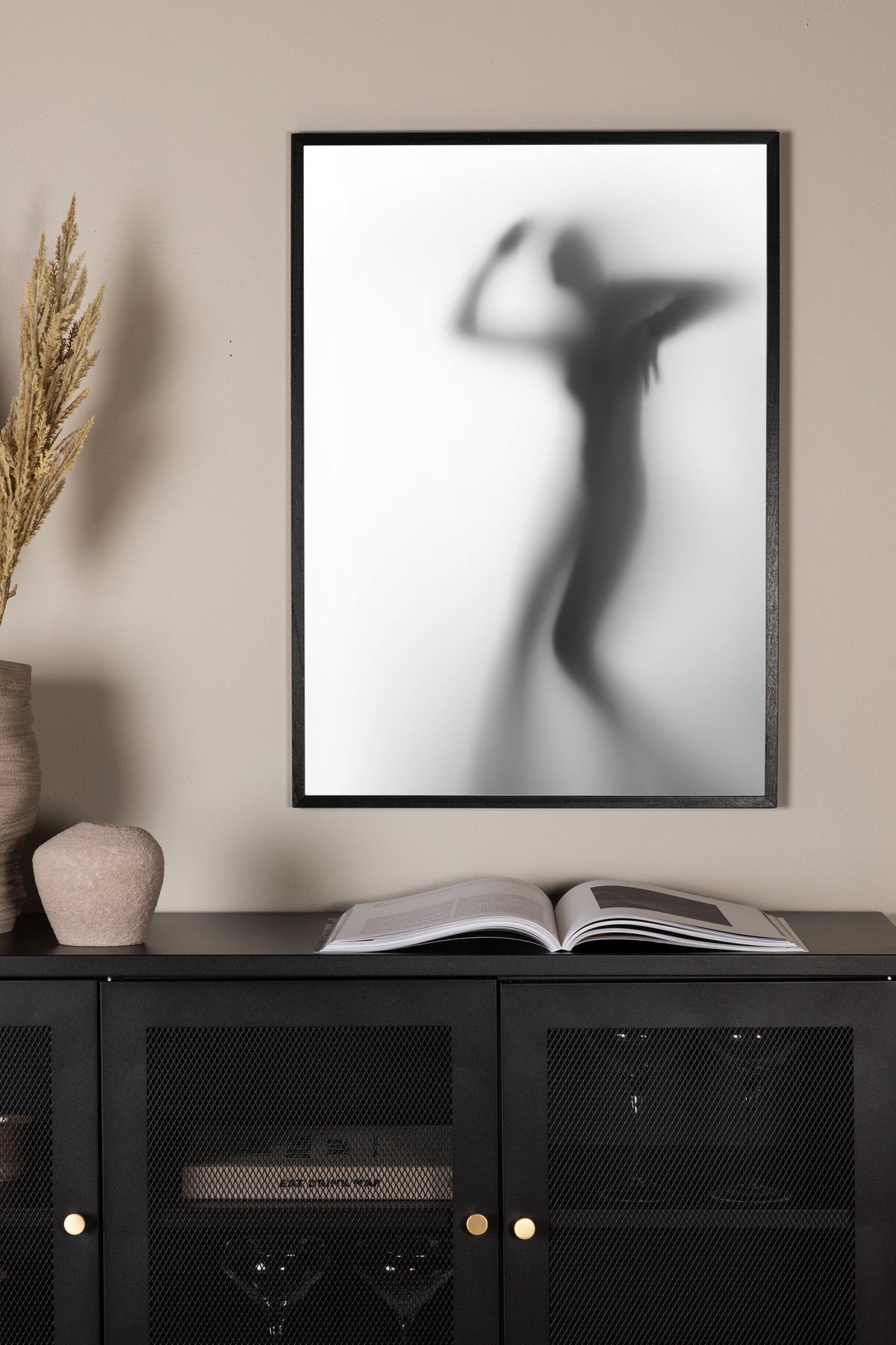 Poster Schattentanz aus hochwertigem Papier