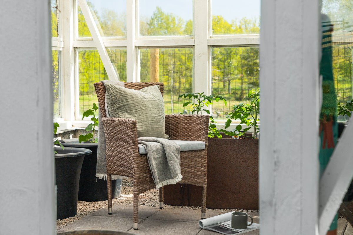 2er Set - Marina Gartenstuhl in Rattanoptik