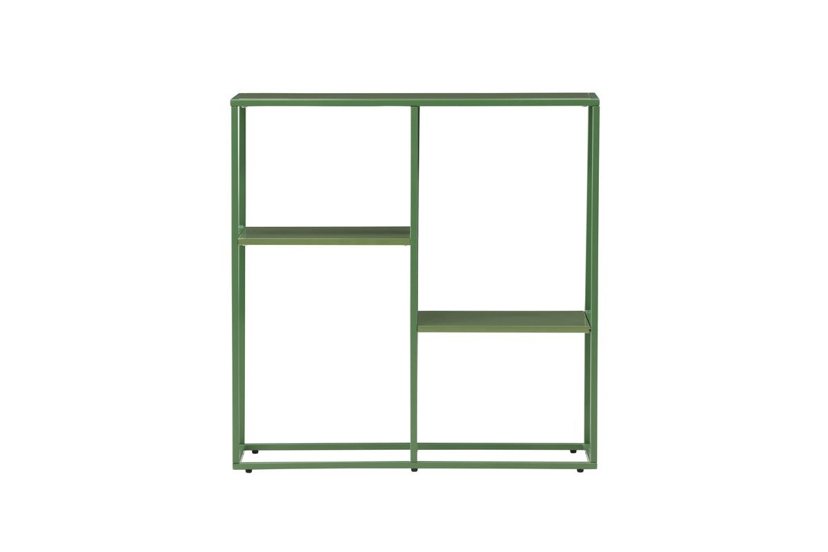 Regal Livorno – kompaktes Stahlregal in Grün