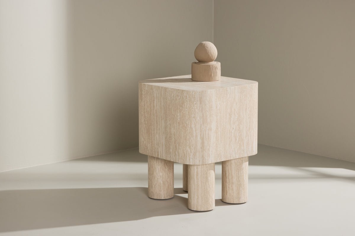 Beistelltisch Alira – in sanftem Beige