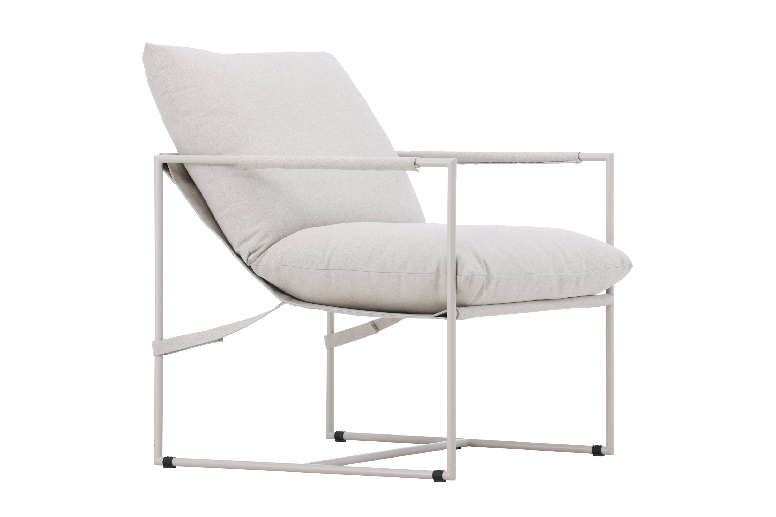 Stuhl Brika - In Beige mit Sitzkissen