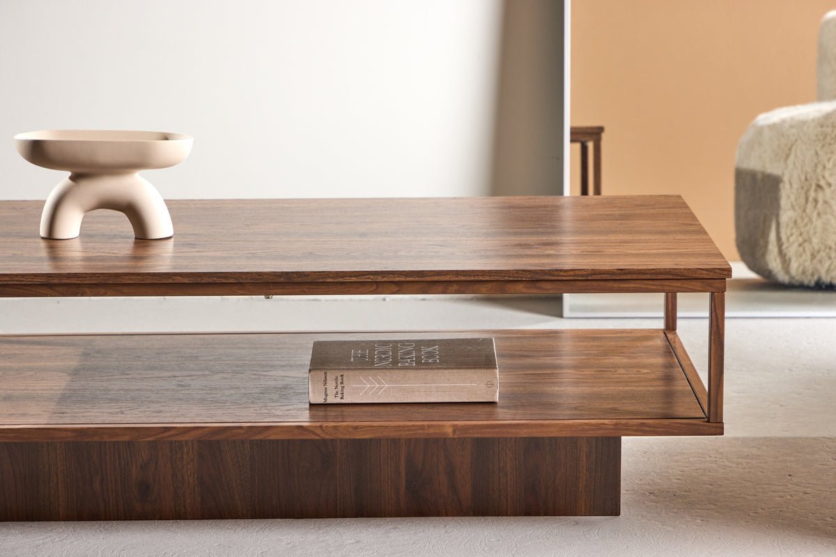 Couchtisch Magela - in Walnuss-Optik