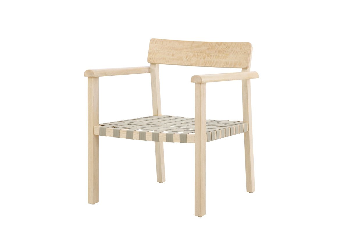 Sessel Olympia - aus Mangoholz und Polyester in Natur