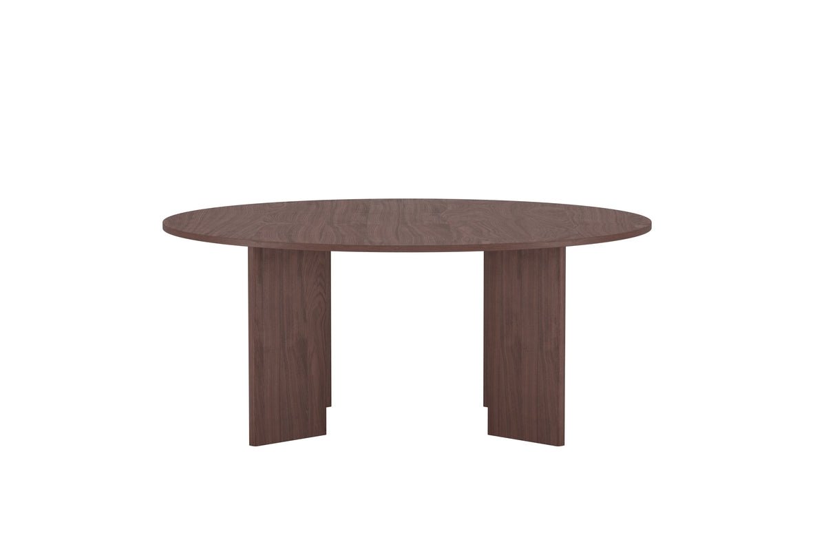 Esstisch Bars - in Mokka mit Holzoptik