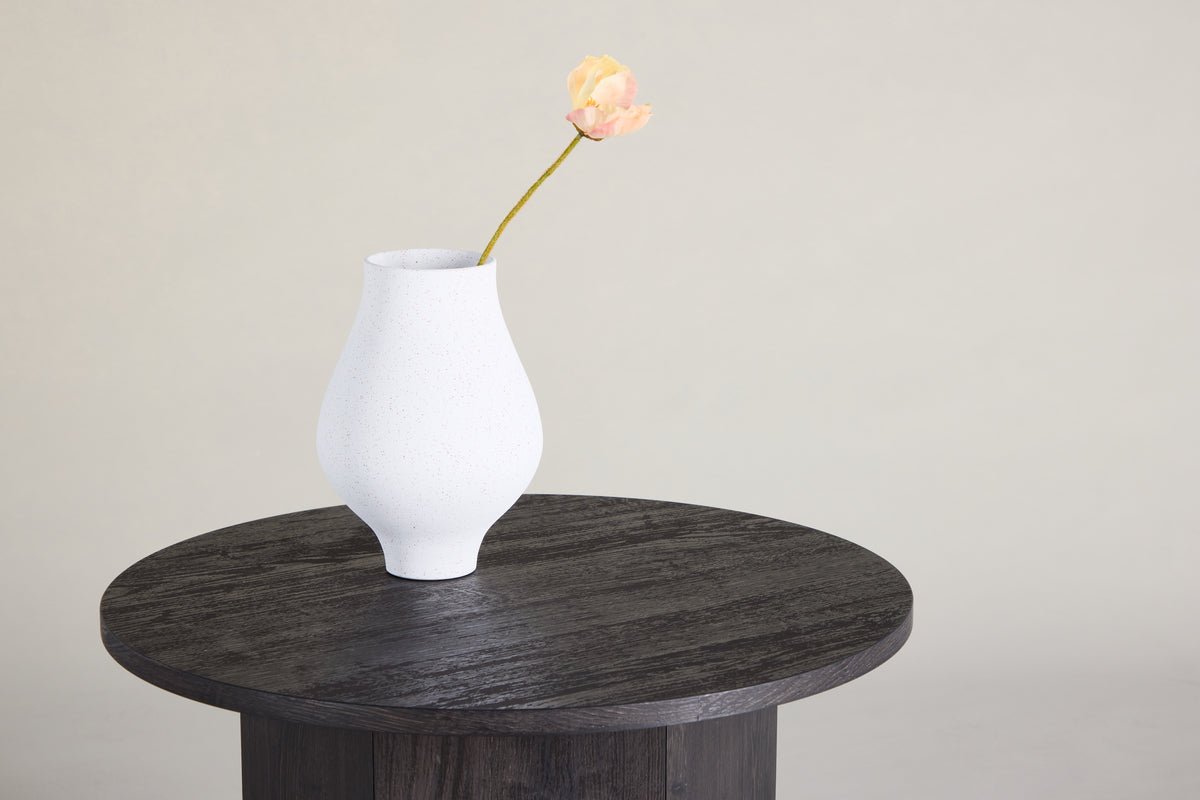 Couchtisch Keralo - stylischer Rundtisch in Holzoptik