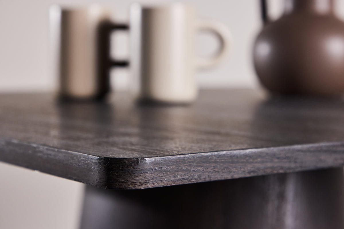 Esstisch Moreno – Quadratischer Tisch 80x80 cm in Mocca