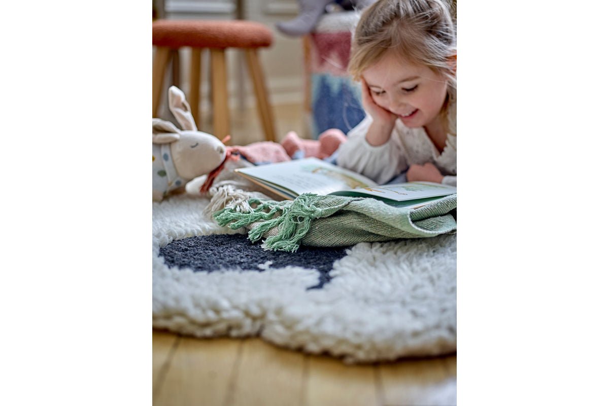 Kinderteppich Wolki – aus 100% Wolle in Schafsoptik