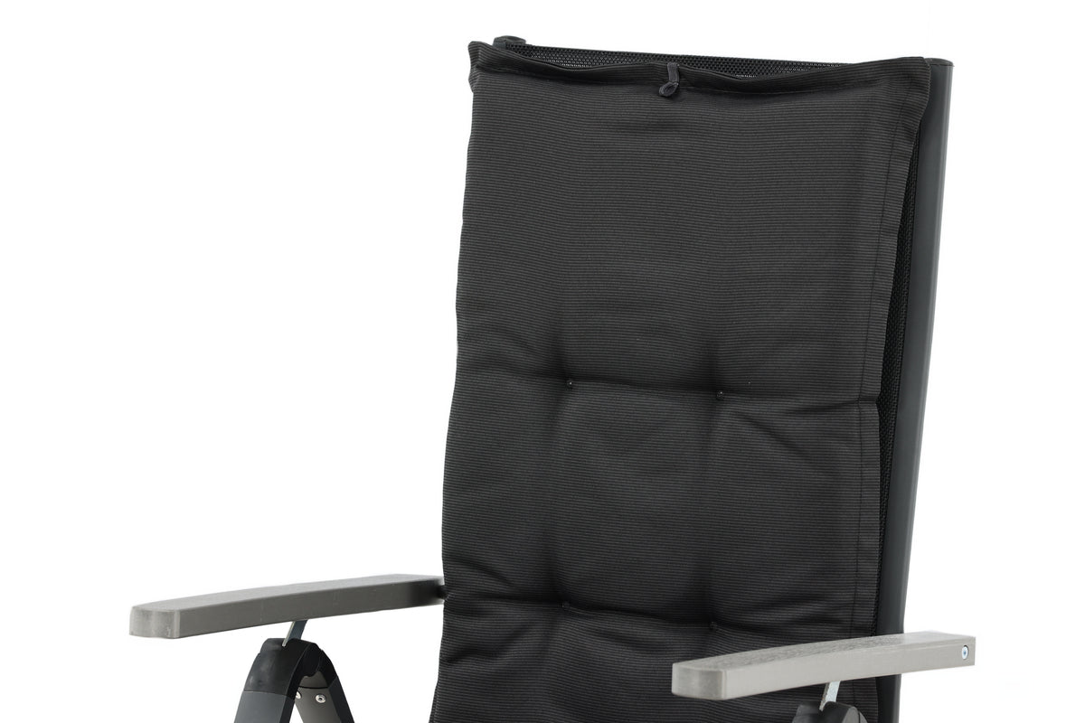 6er Set - Garten Stuhlkissen Siena aus Polyester in 4 Farben