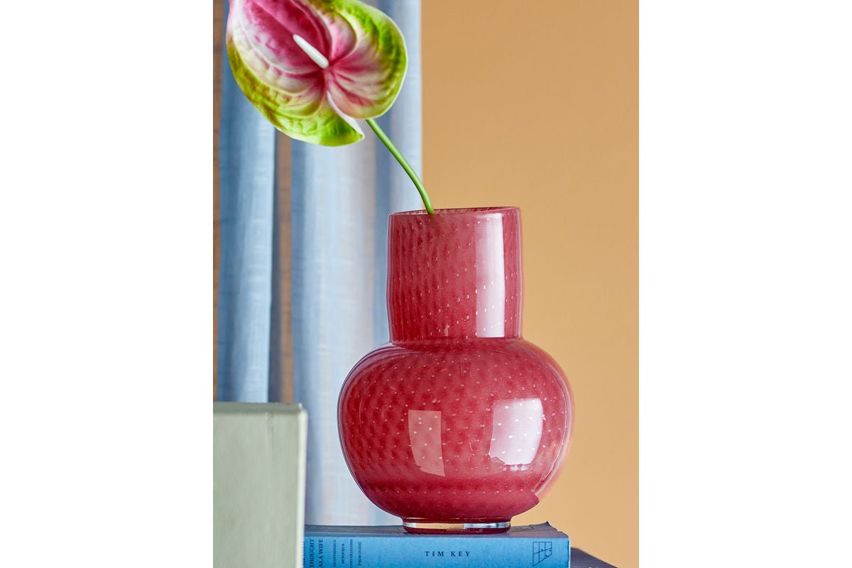 Vase „Cherrybomb“ – aus Glas