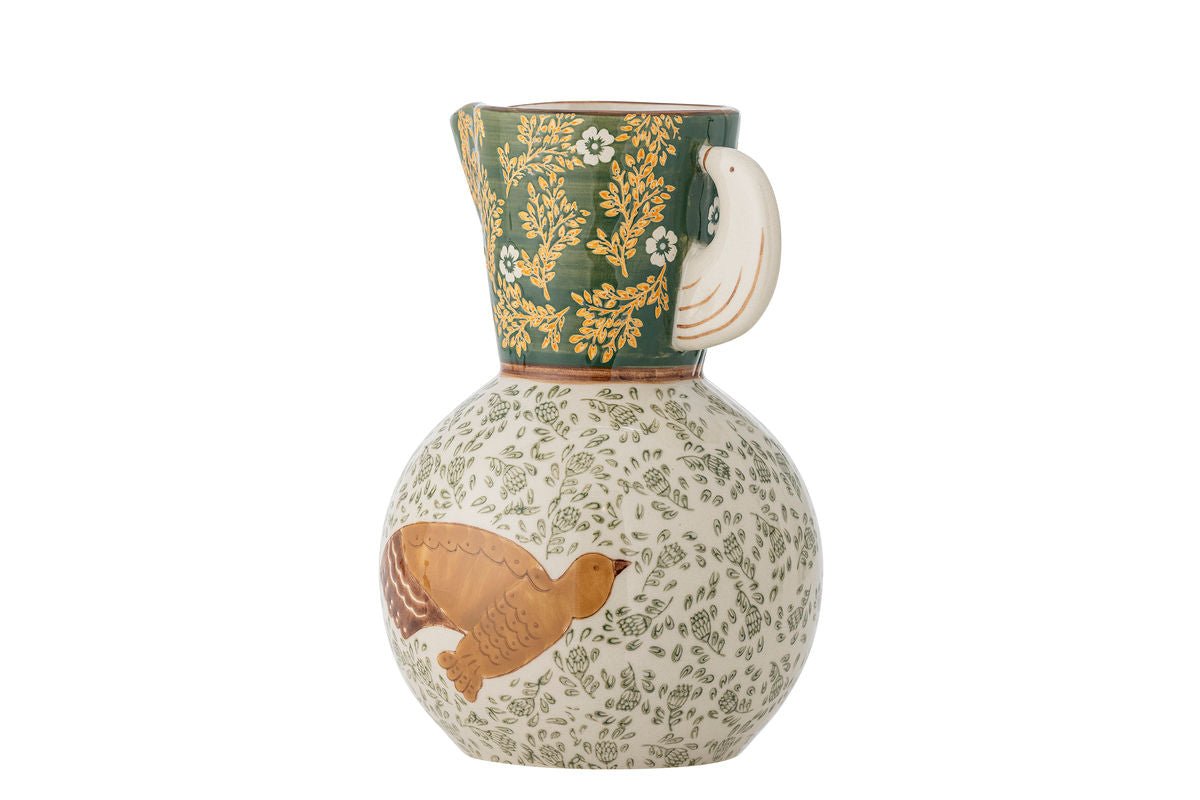 Krug Florin – Handbemaltes Steingut mit floralen Motiven