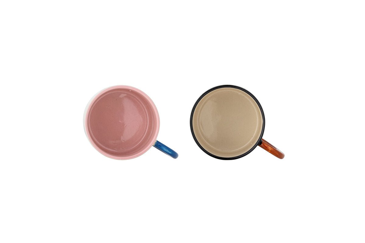 Tassen-Set Alina – Handbemalte Motive in lebendigen Farben (2er-Set)