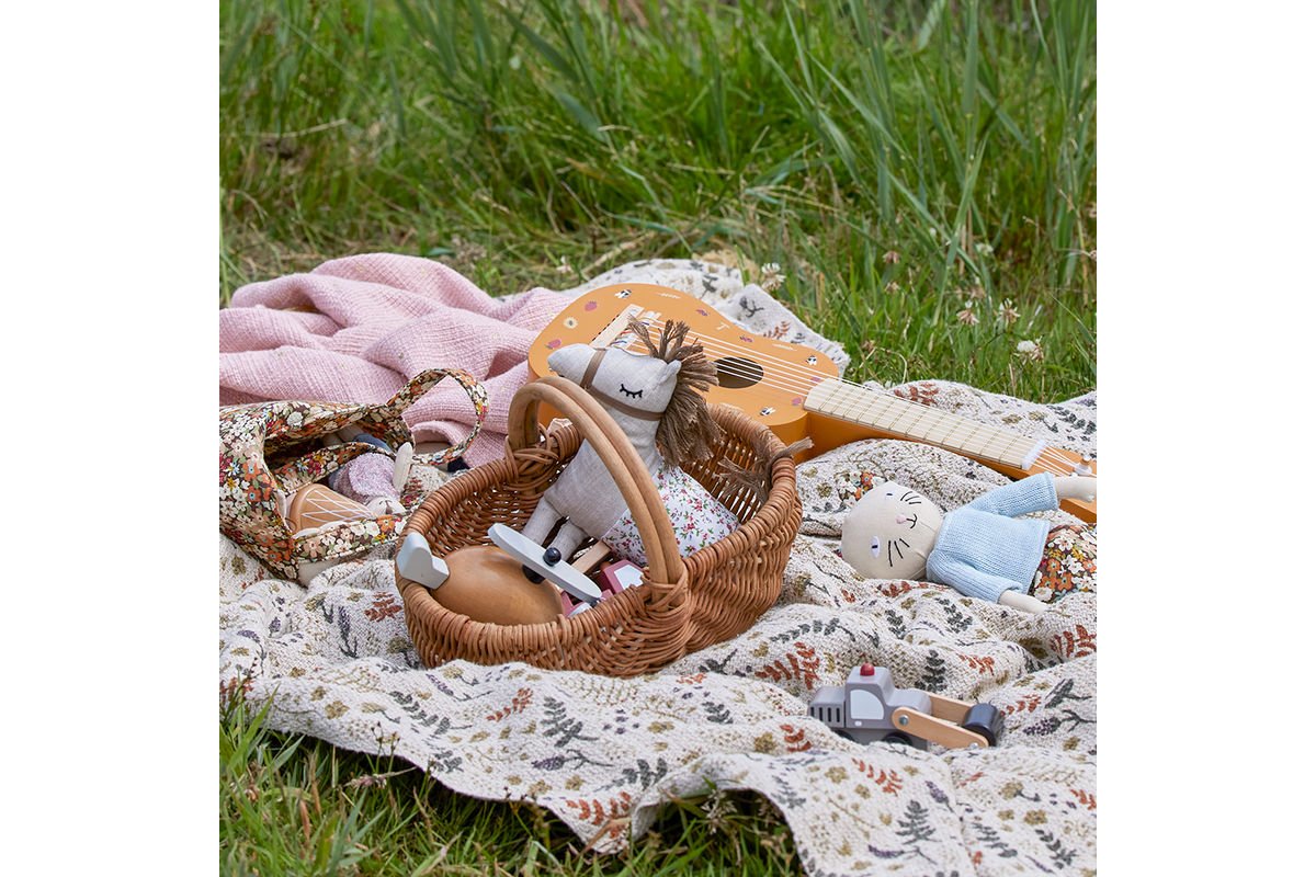 Überwurfdecke Manaia - Bunt, aus recycelter Baumwolle
