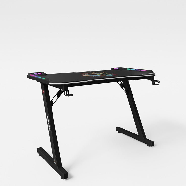 Minecraft Gaming Tisch „EnderCraft“ – mit LED, Becher- & Headsethalter