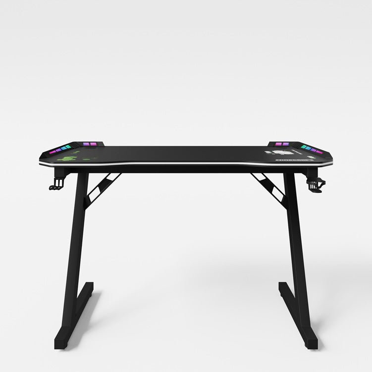 Minecraft Gaming Tisch „EnderCraft“ – mit LED, Becher- & Headsethalter