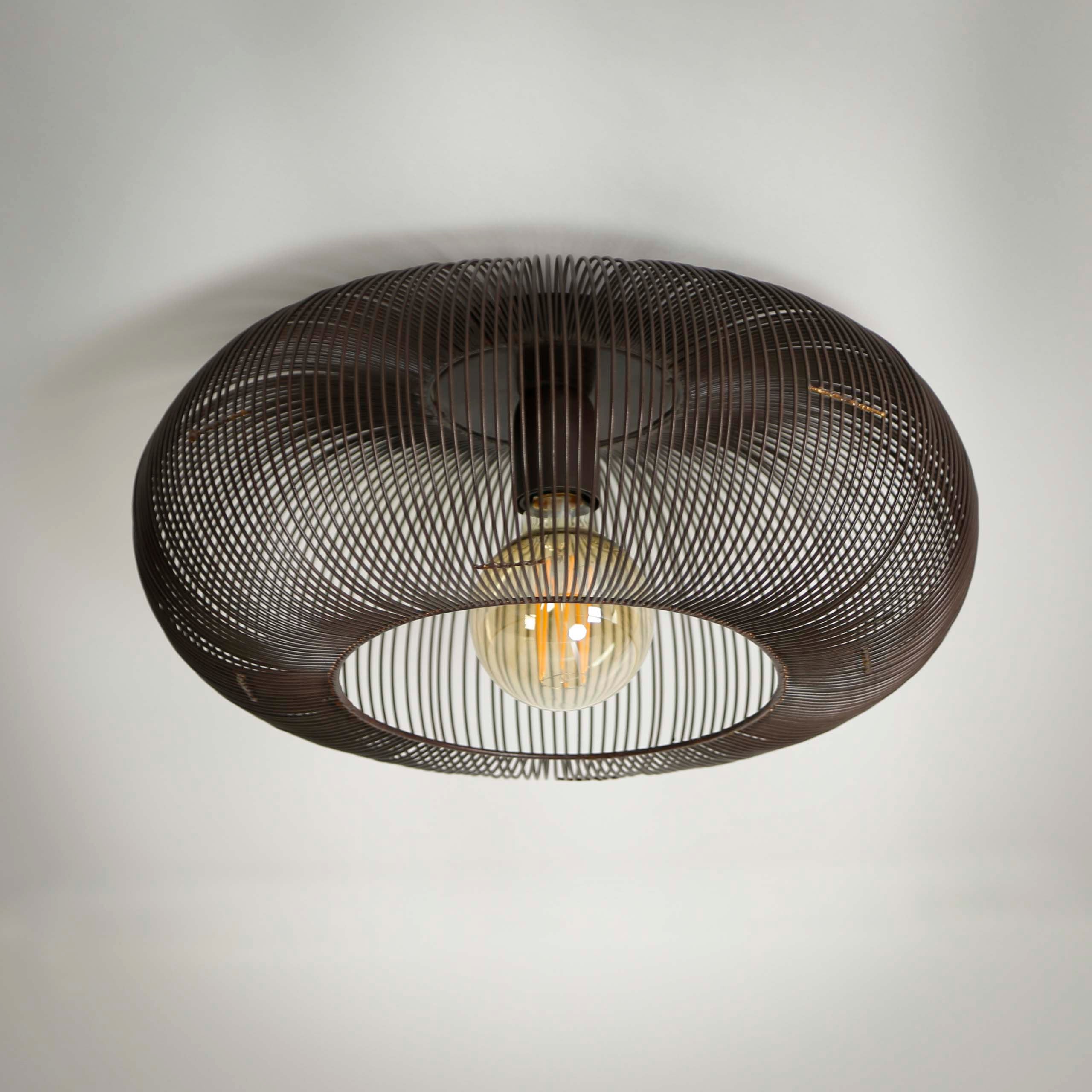 Deckenleuchte „Twira“ – Metallleuchte in Schwarznickel