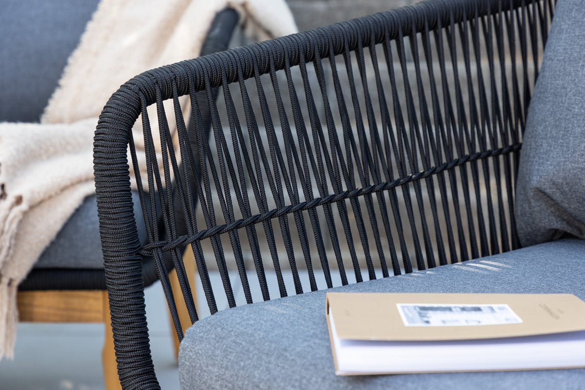 Garten Loungeset Rawai – wetterbeständig, in zwei Farben aus Holz