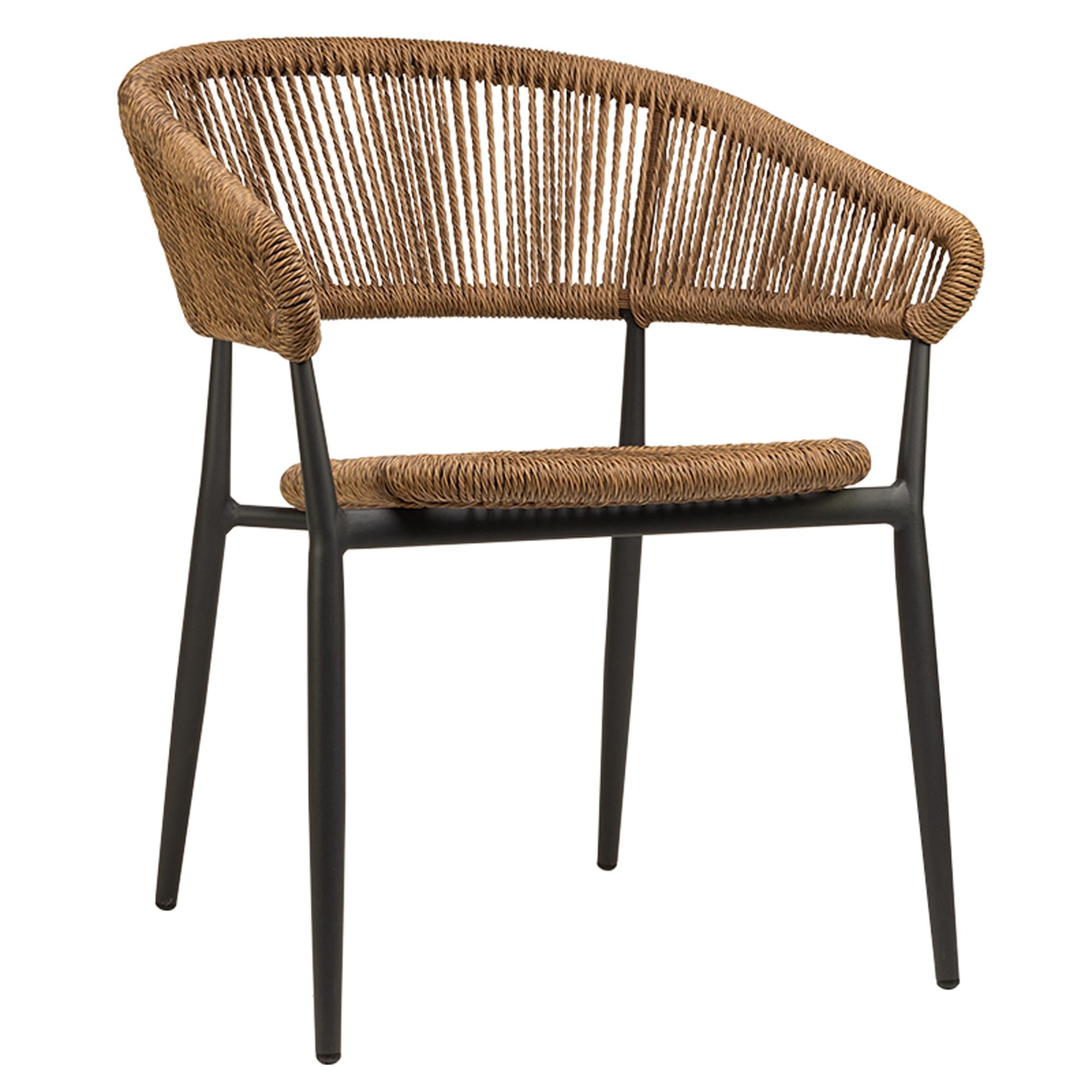 4er Set - Gartenstuhl Liana Rope Design