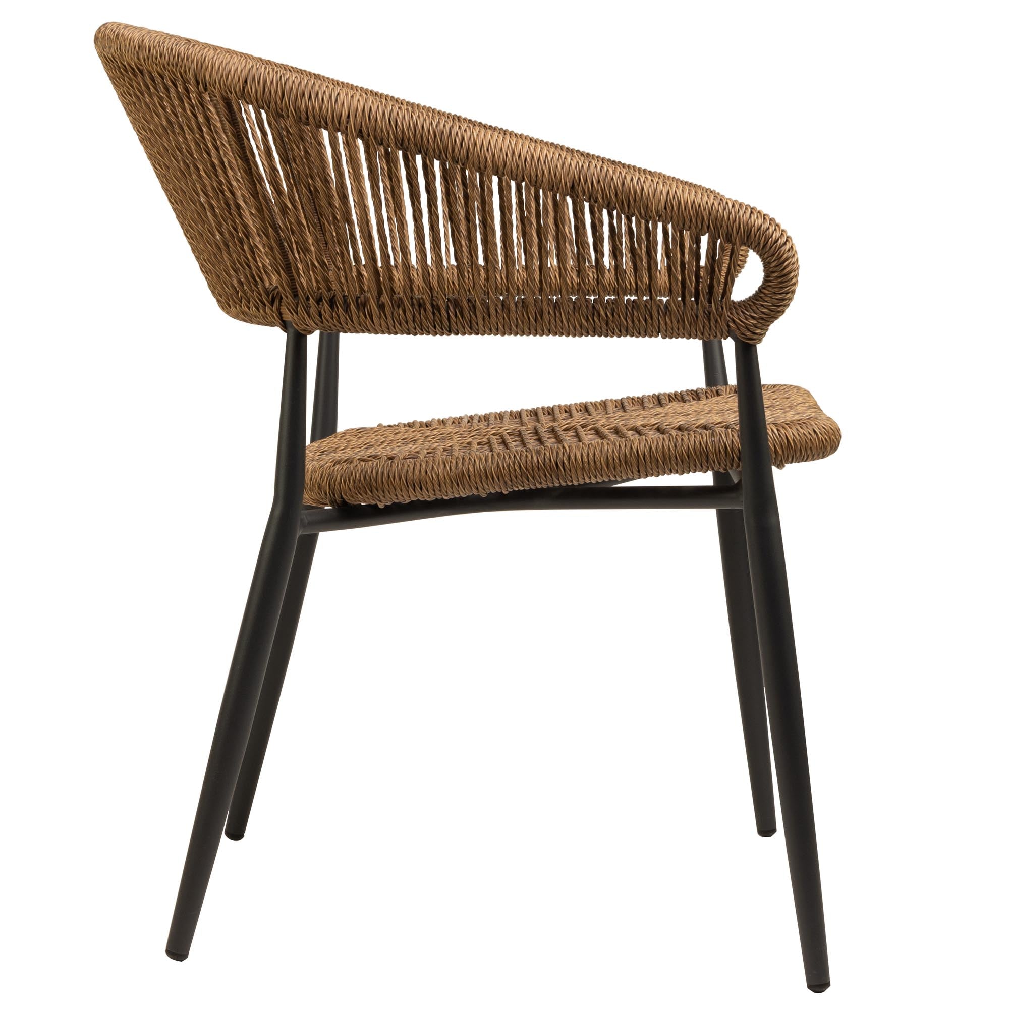 4er Set - Gartenstuhl Liana Rope Design