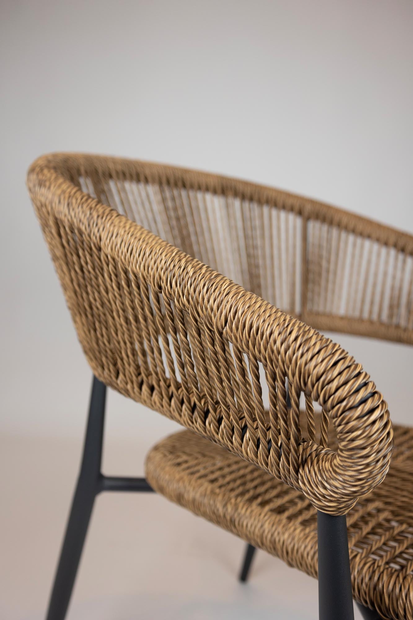 4er Set - Gartenstuhl Liana Rope Design