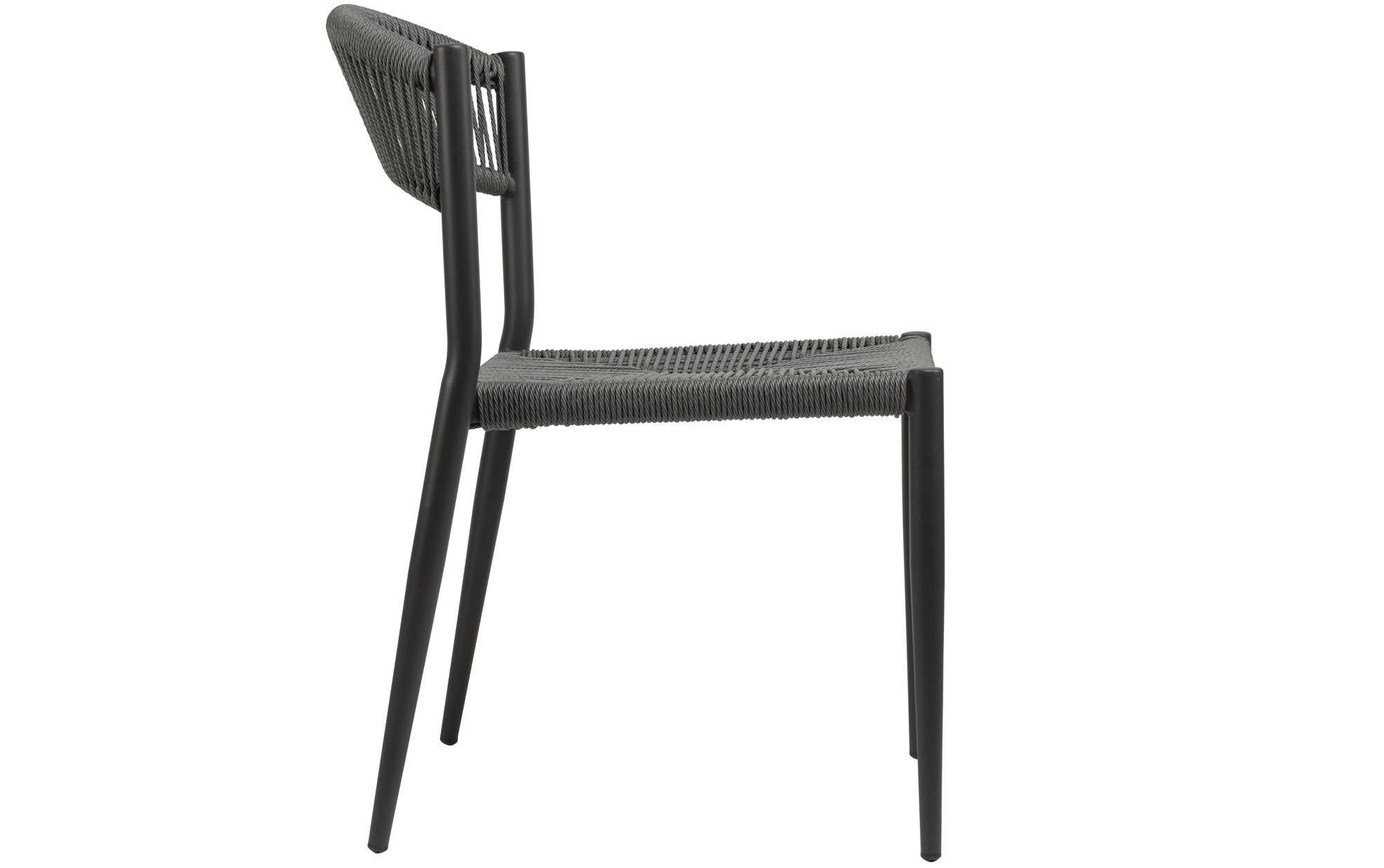 4er Set - Gartenstuhl Kira ohne Armlehne Rope Design