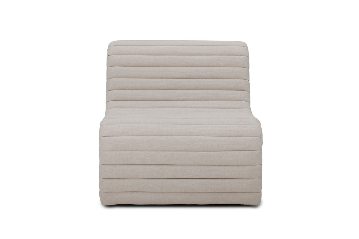 Lounge Sessel Taupe - im modernen Retro Look