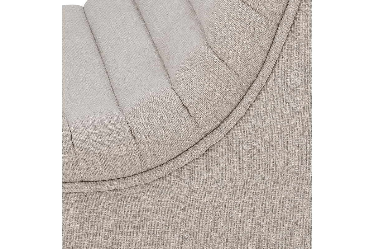Lounge Sessel Taupe - im modernen Retro Look