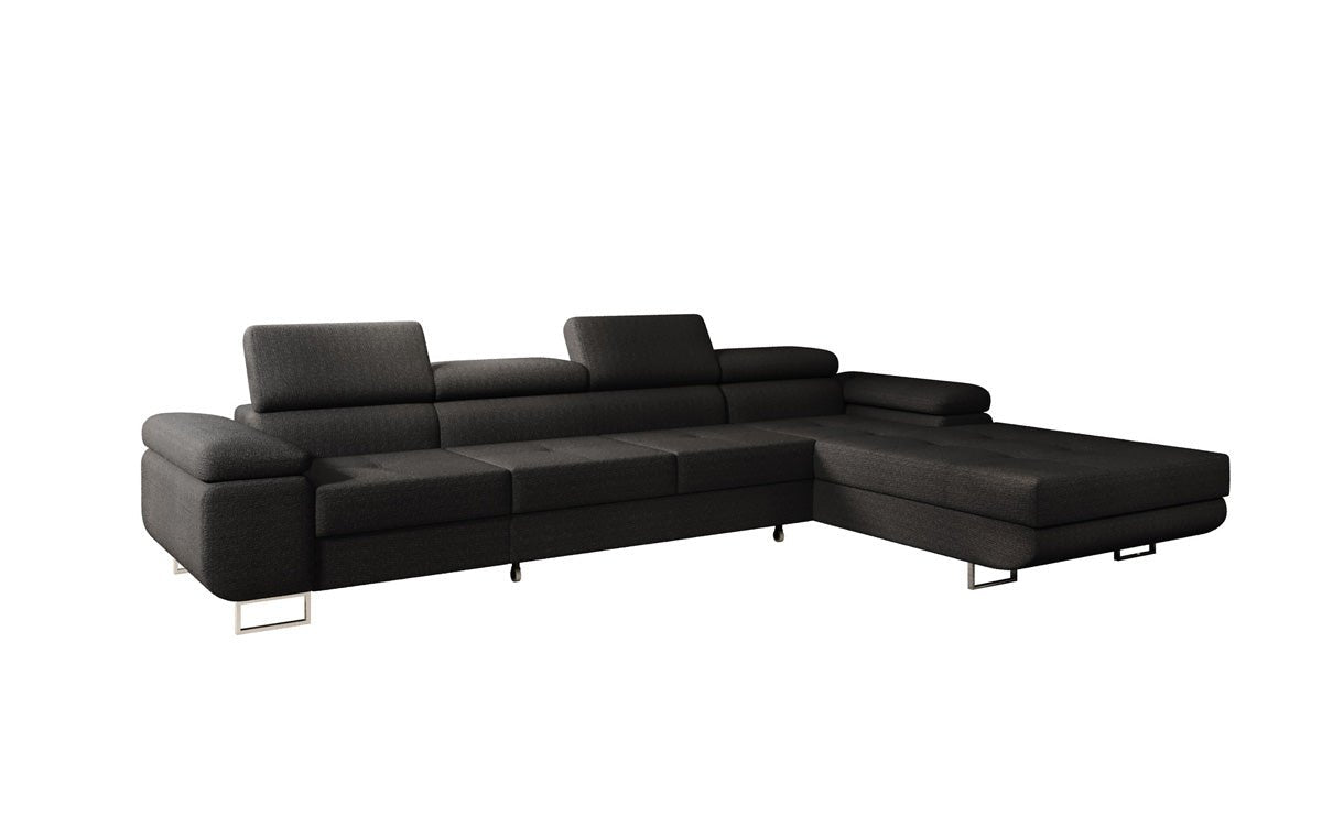 Designer Sofa Calvera Maxi mit Schlaf- und Klappfunktion in Bouclé