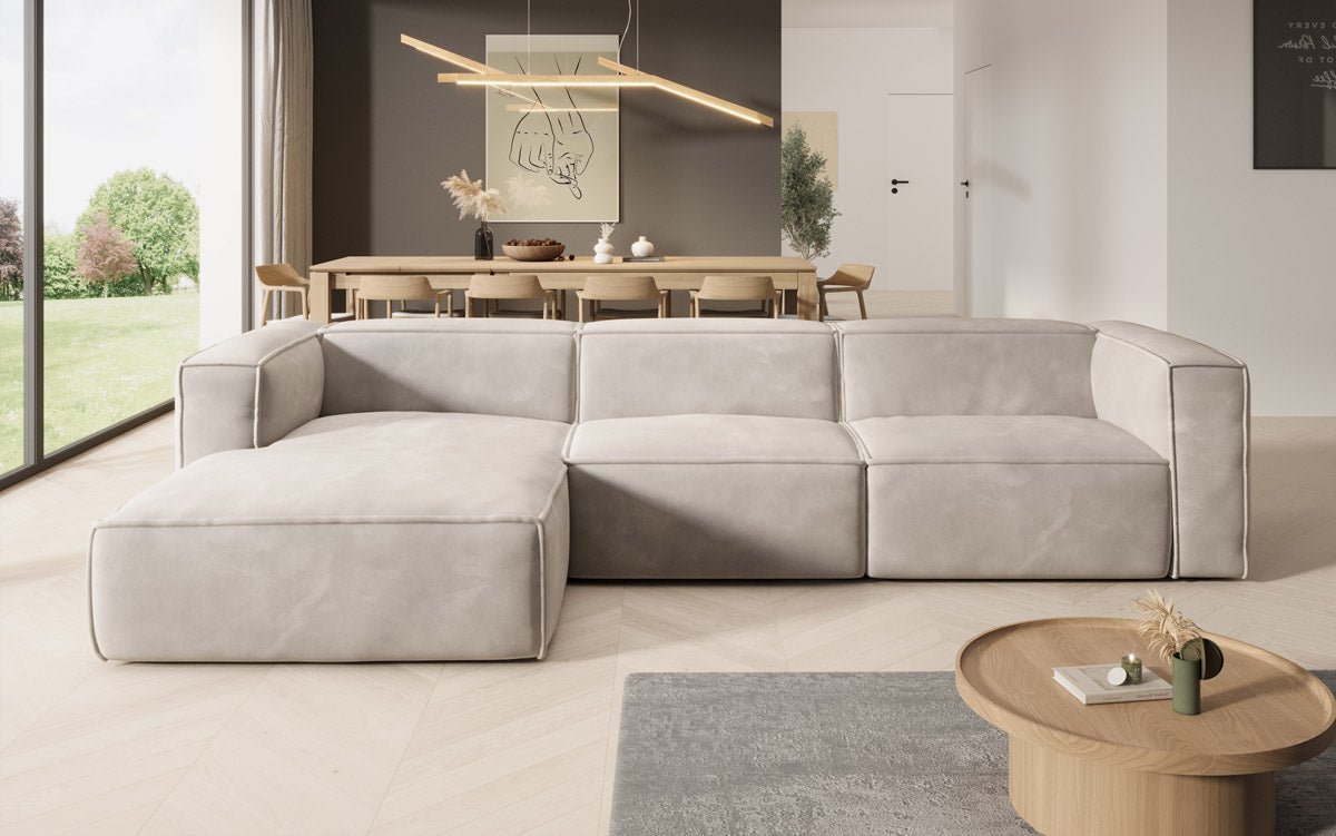 Designer Sofa Comfy in Samt