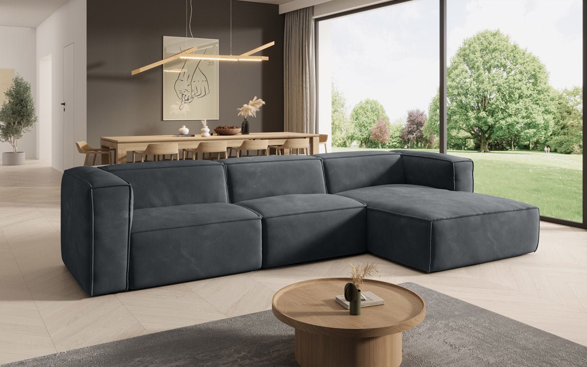 Designer Sofa Comfy in Samt