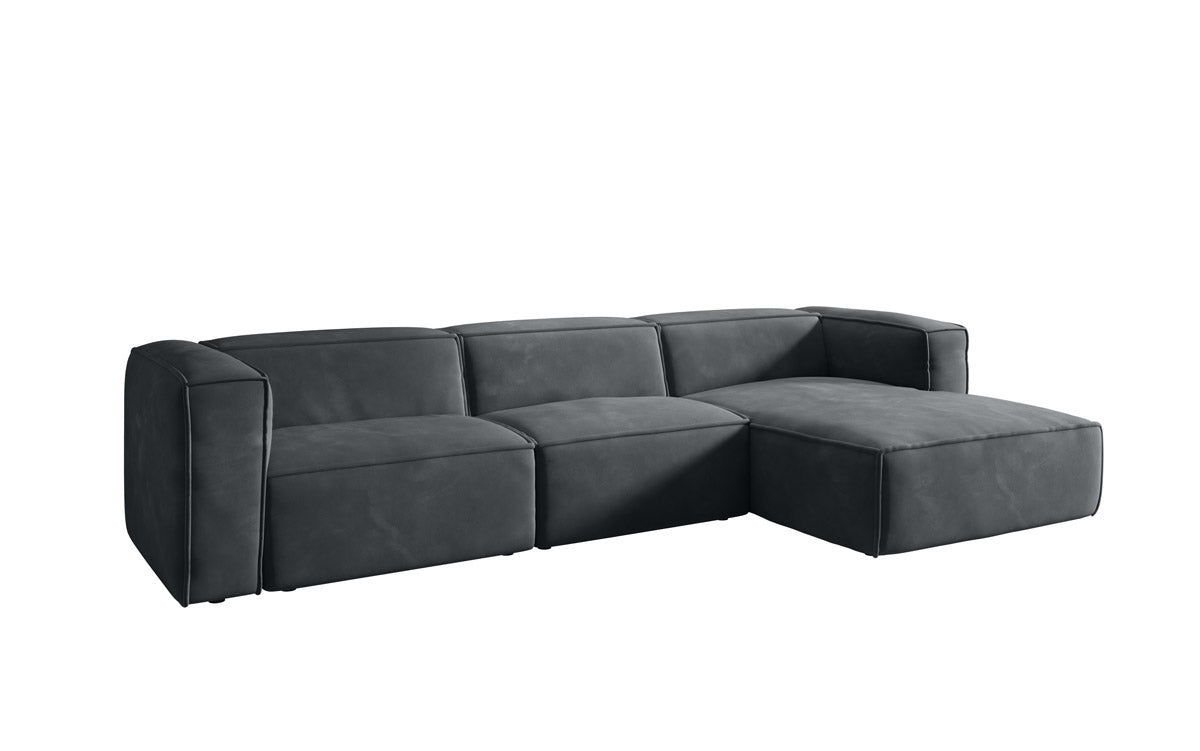 Designer Sofa Comfy L in Samt