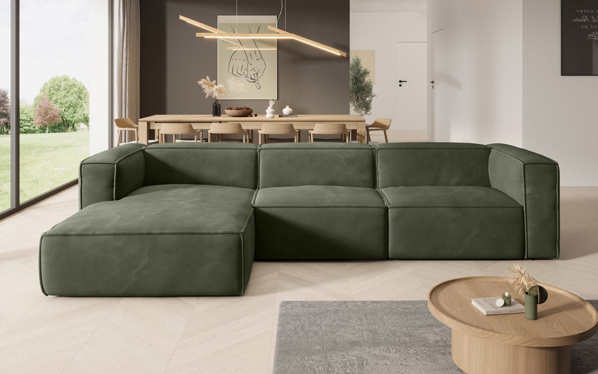 Designer Sofa Comfy in Samt