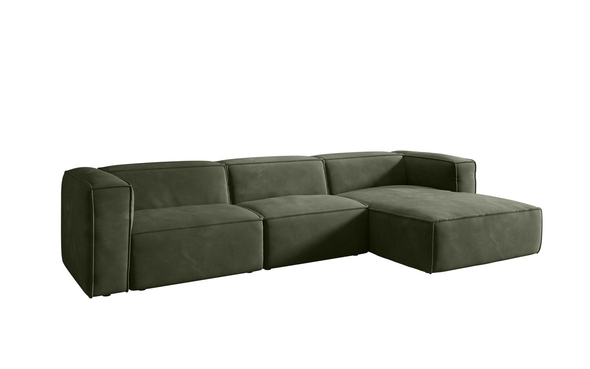 Designer Sofa Comfy L in Samt