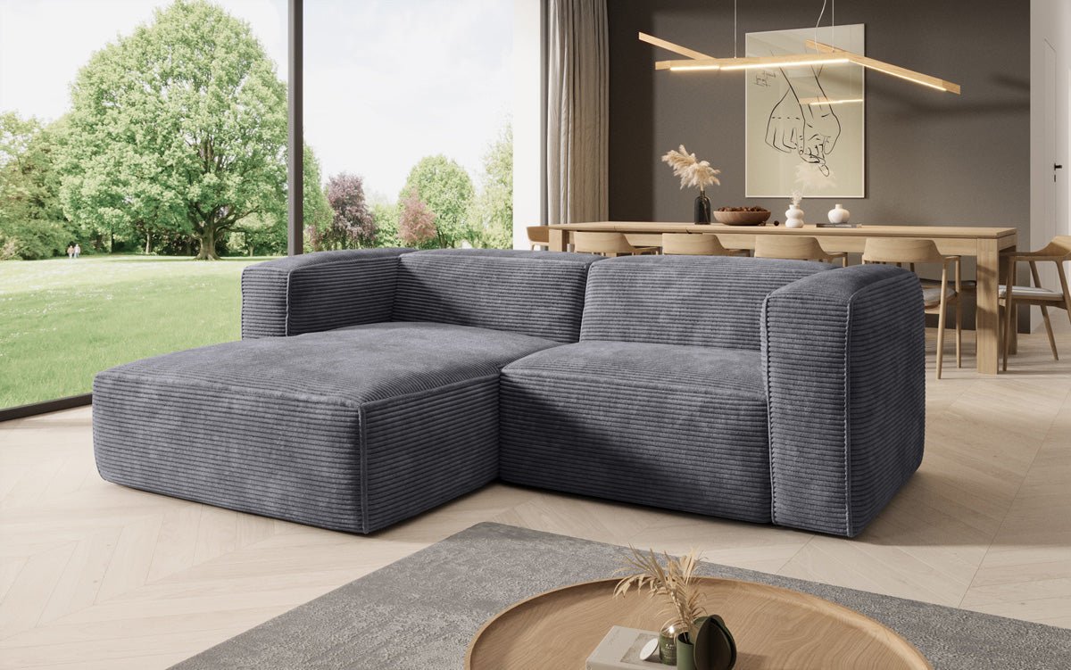 Designer Ecksofa Comfy Mini in Cord