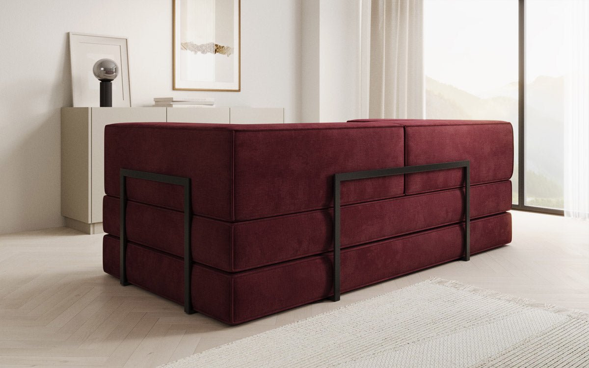 Designer Sofa Lazy 3 Sitzer in Samt
