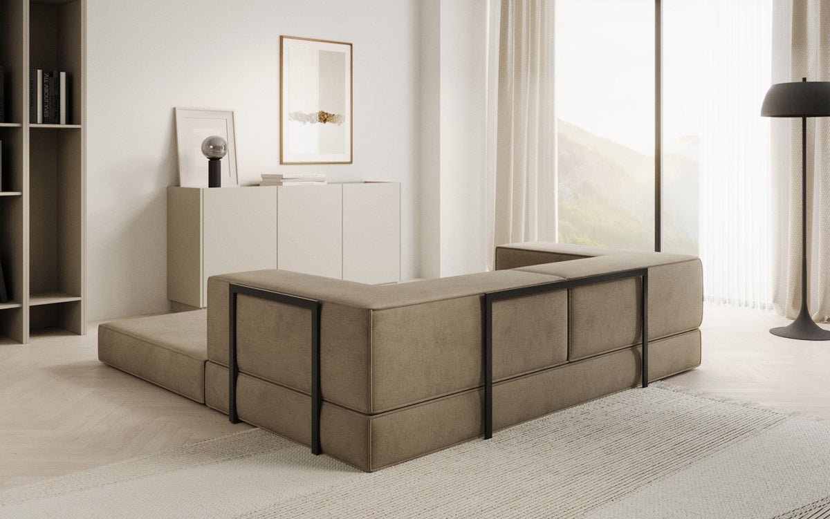 Designer Sofa Lazy 3 Sitzer in Samt