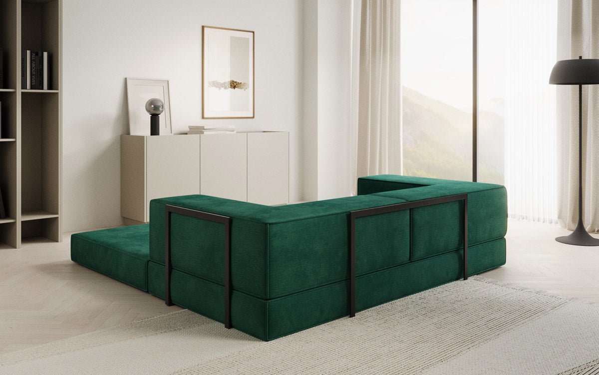 Designer Sofa Lazy 3 Sitzer in Samt