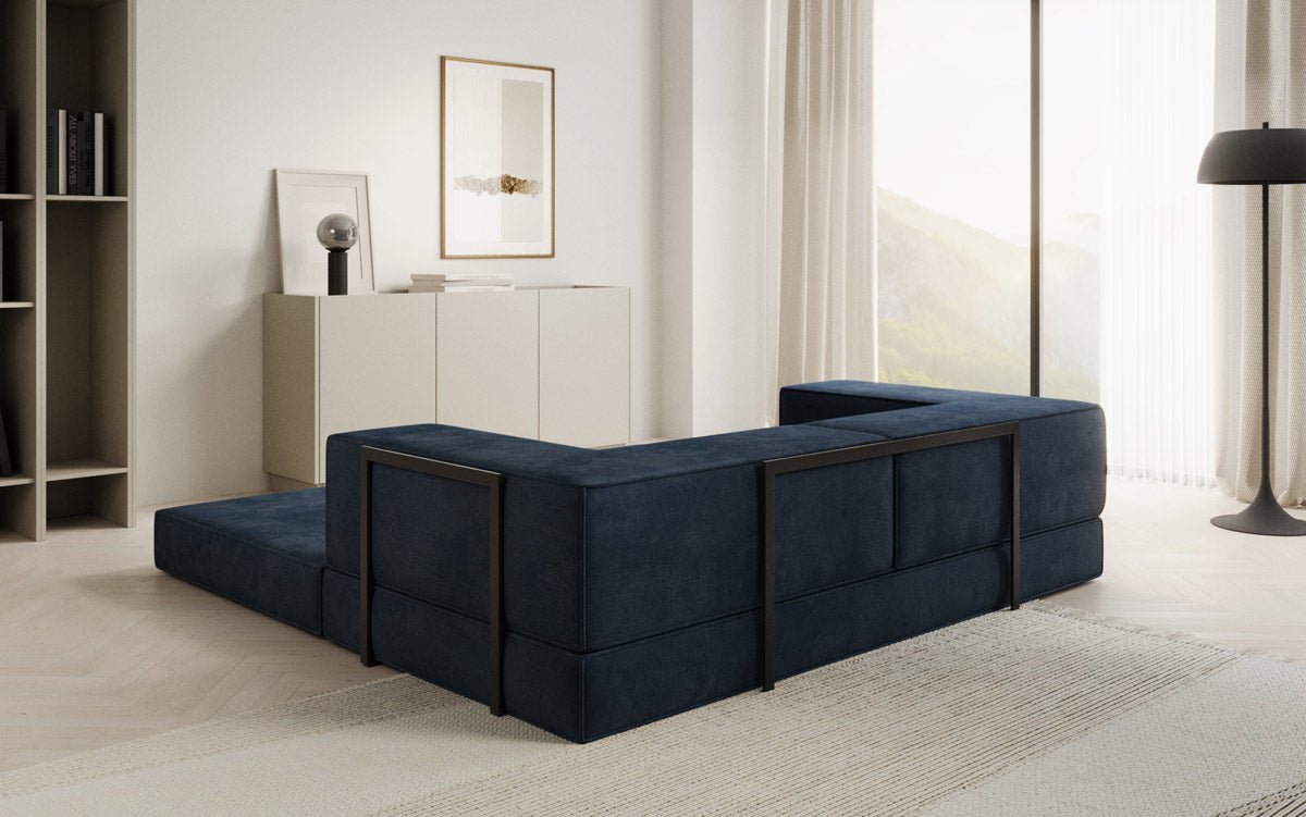 Designer Sofa Lazy 3 Sitzer in Samt
