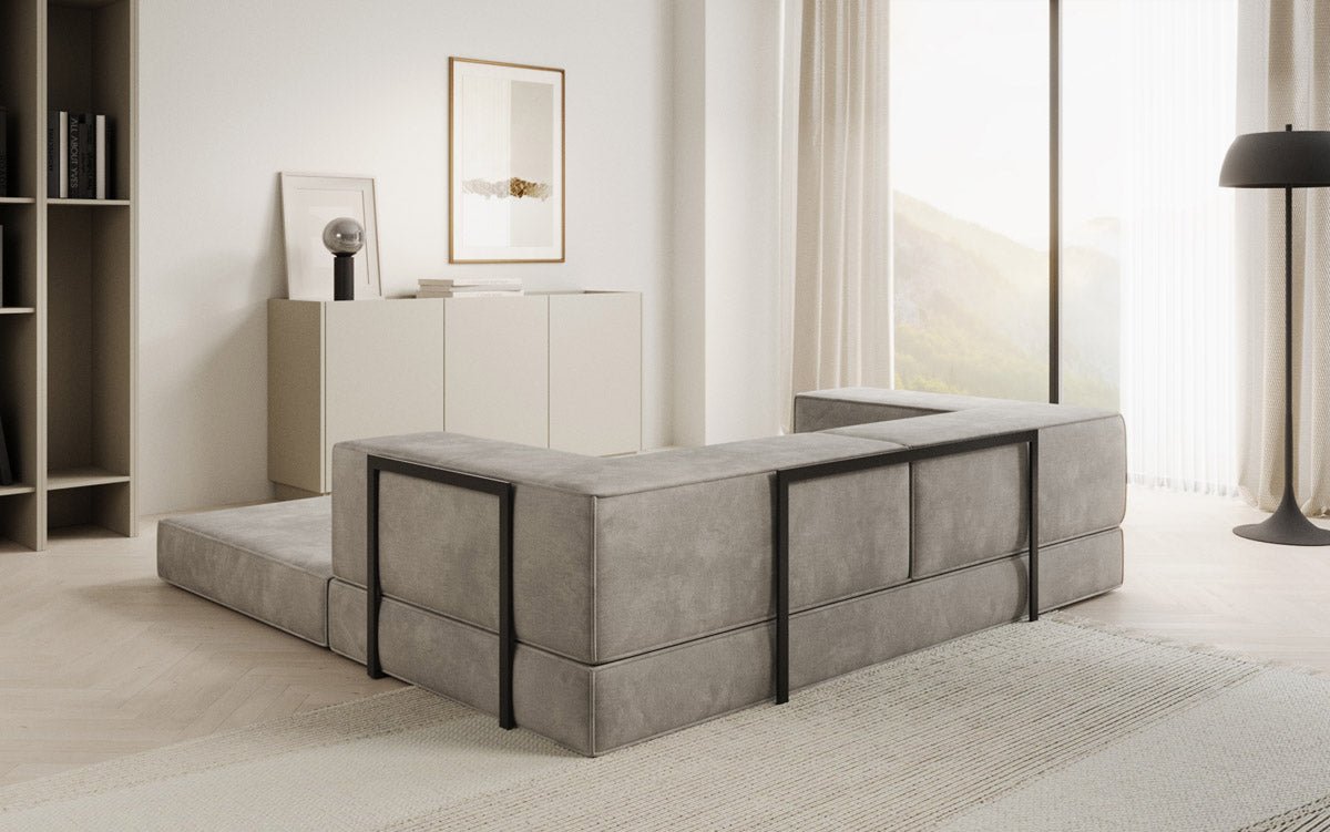 Designer Sofa Lazy 3 Sitzer in Samt